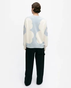 Neuleet^Marimekko Arkki Heijastus Unikko Puuvillaneulepusero