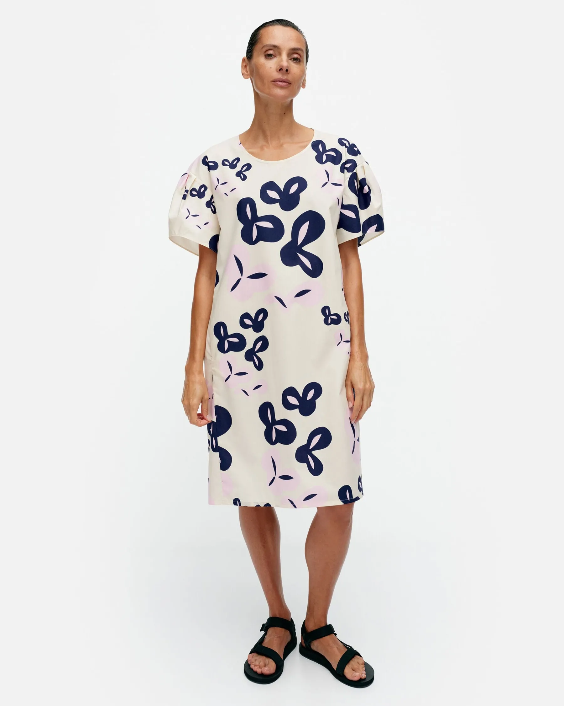 Mekot^Marimekko Avomeri Poiminto Puuvillapopliinimekko