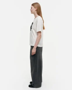 Paidat Ja Tunikat^Marimekko Erna Relaxed Unikko Placement T-Paita