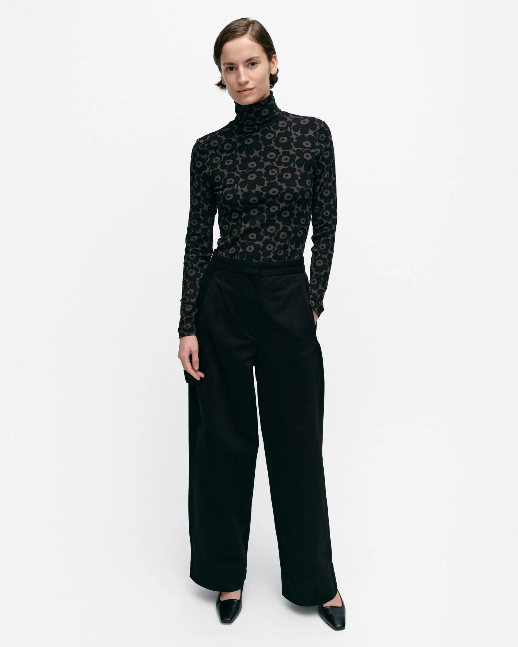 Housut^Marimekko Funktio Solid Puuvillahousut