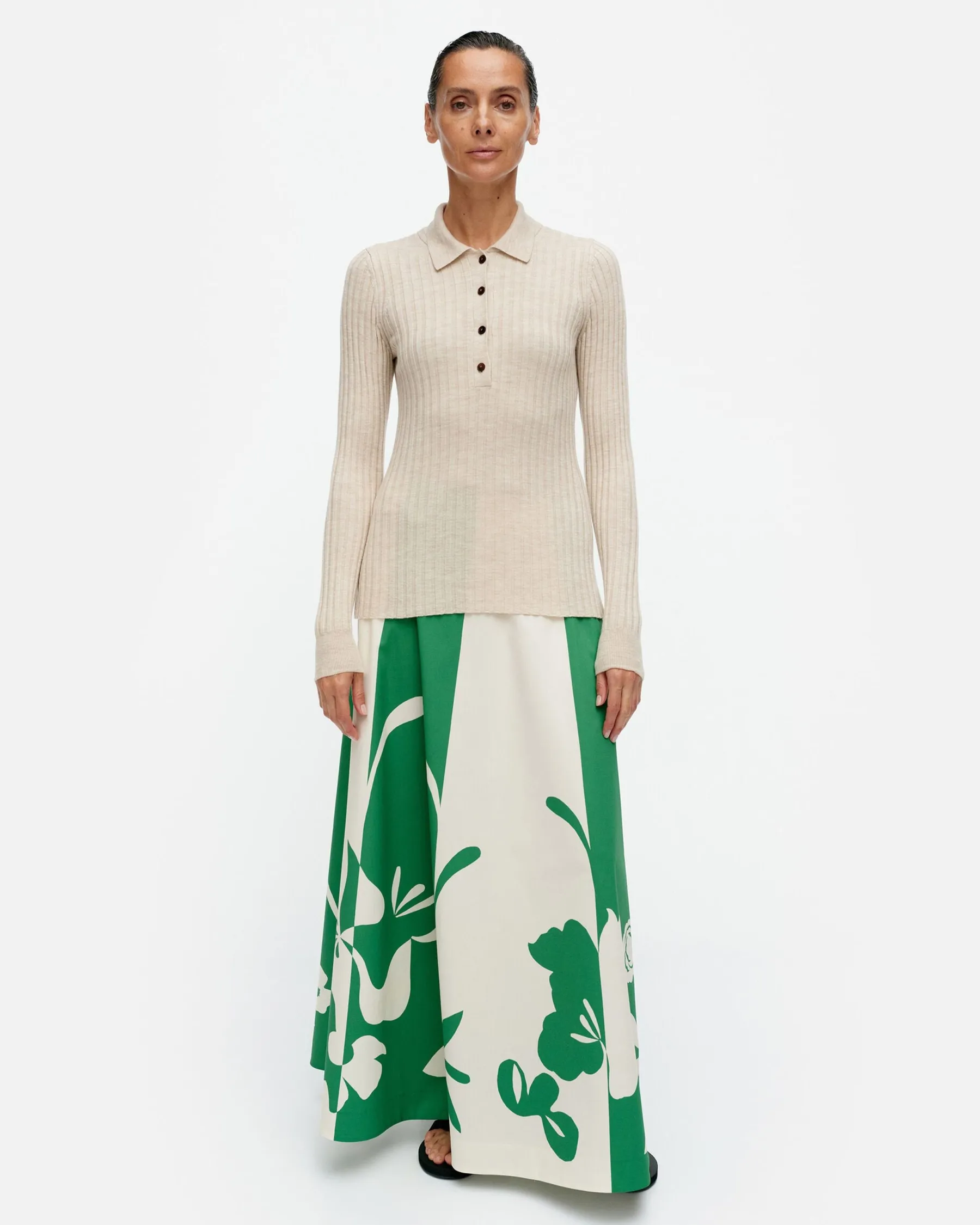 Neuleet^Marimekko Iitu Solid Villaneulepusero