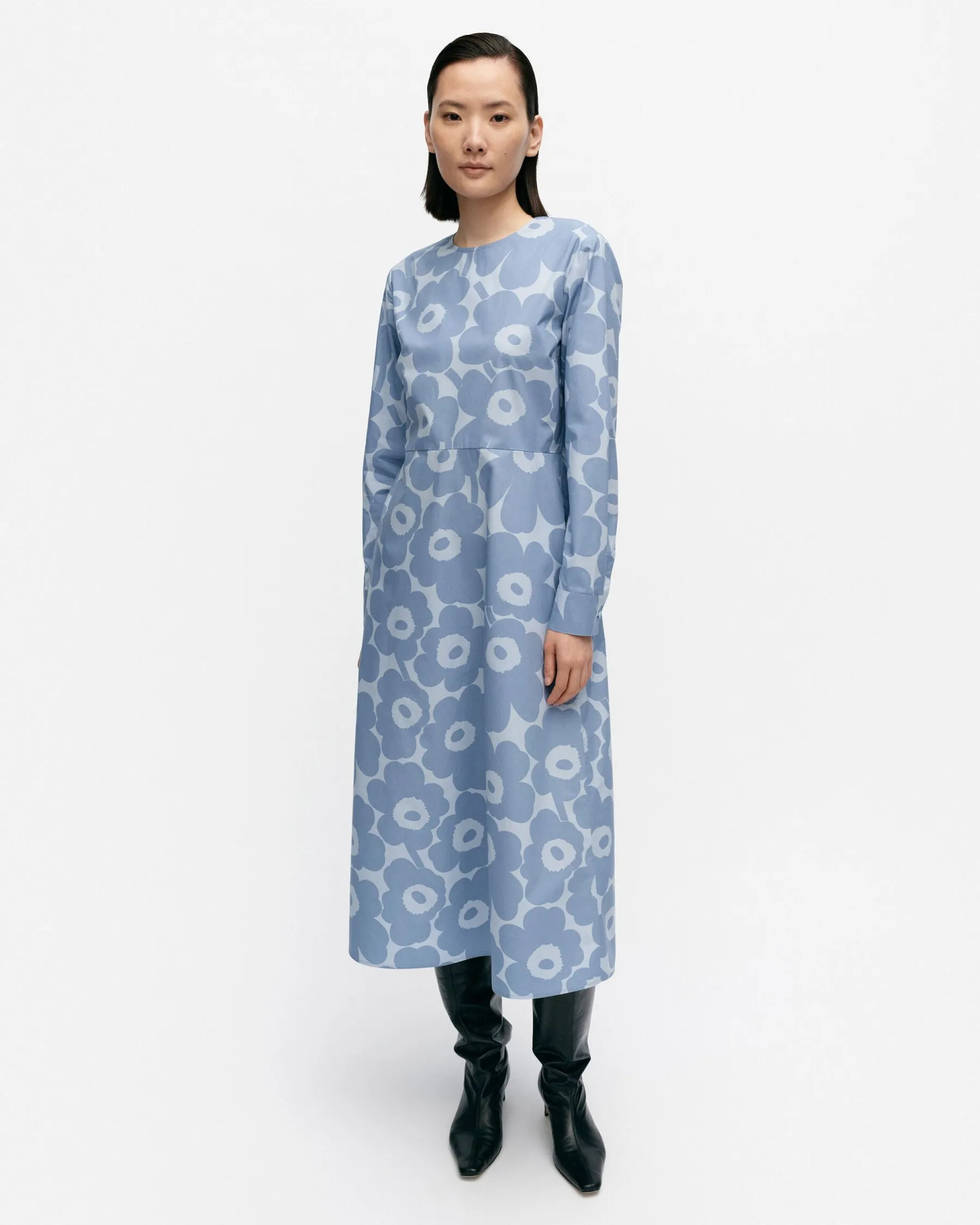 Mekot^Marimekko Katse Unikko Puuvillapopliinimekko