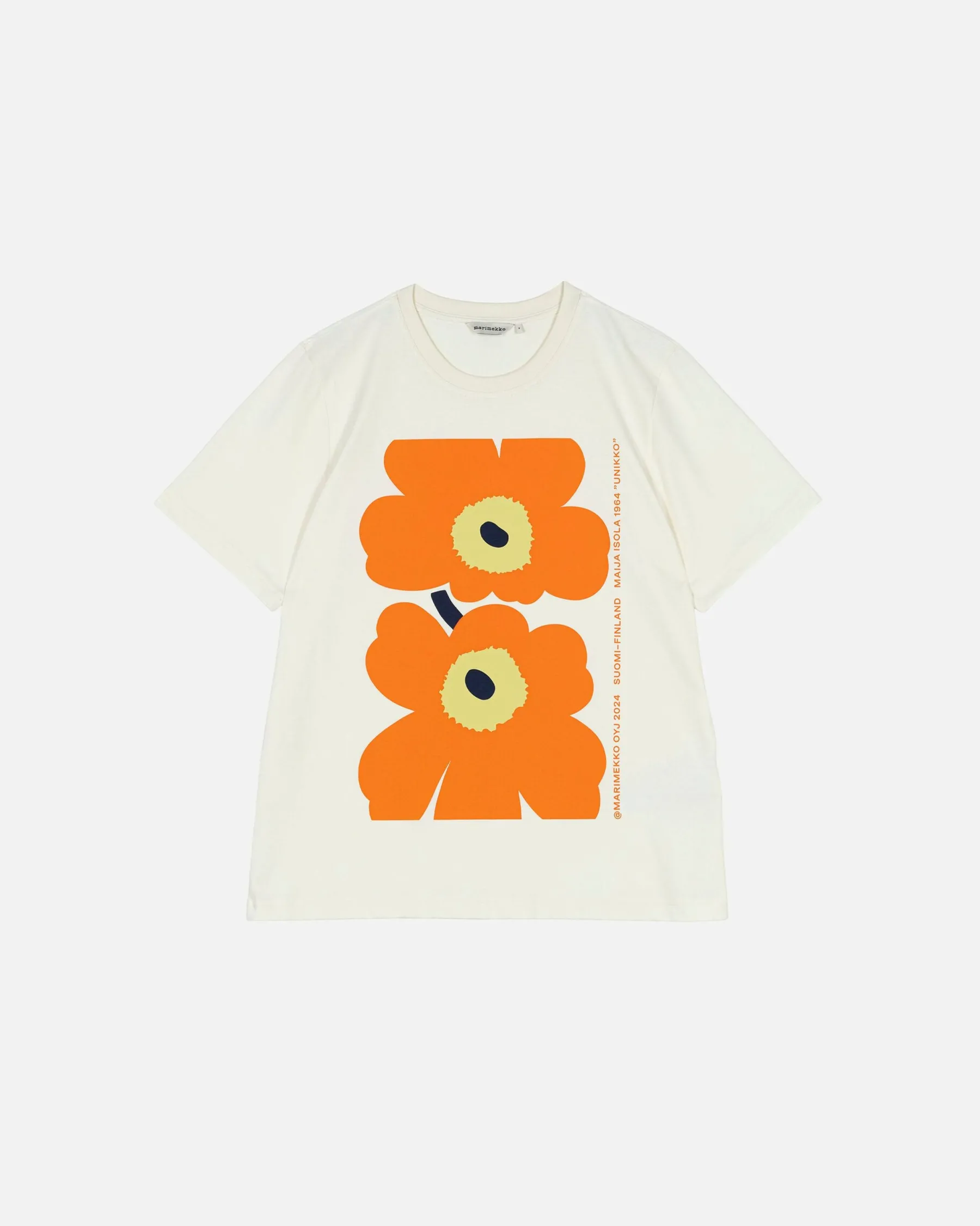 Paidat Ja Tunikat^Marimekko Kioski Embla Unikko Placement T-Paita