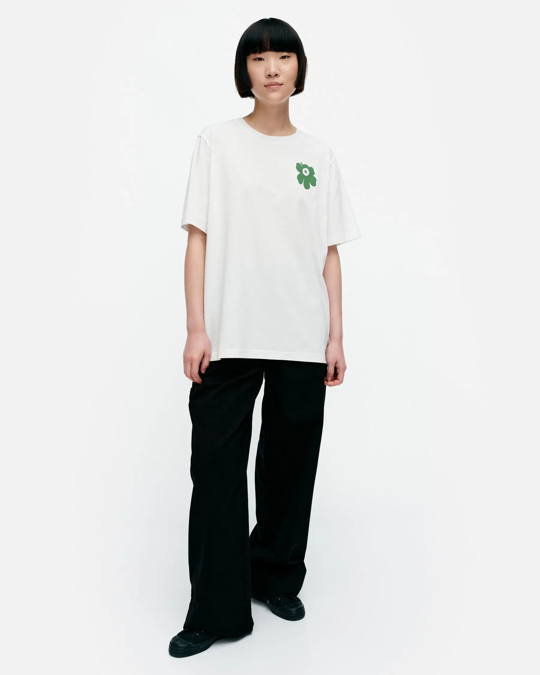 Unisex^Marimekko Kioski Embla Unikko Placement T-Paita