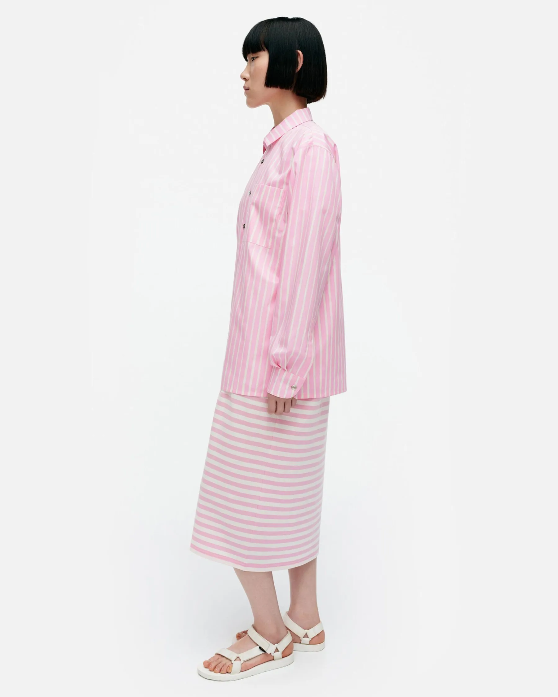 Unisex^Marimekko Kioski Jokapoika Puuvillapaita