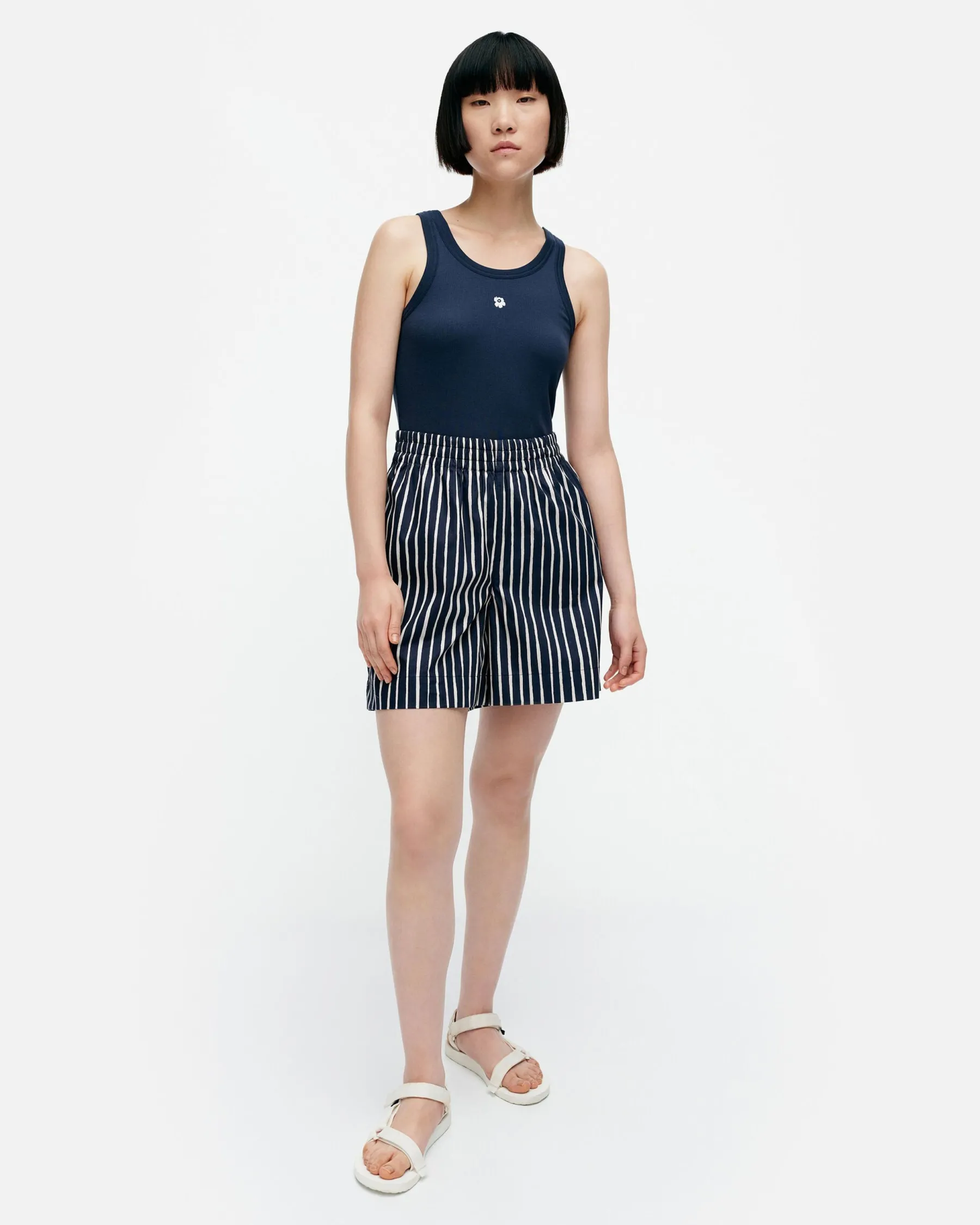 Housut^Marimekko Kioski Jokapoika Shortsit