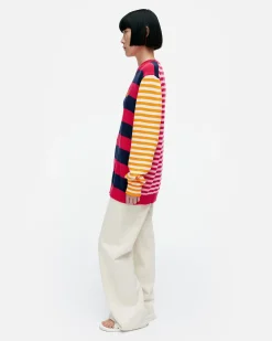 Unisex^Marimekko Kioski Kesu00E4Koju Maalis Patja Puuvillaneulepaita
