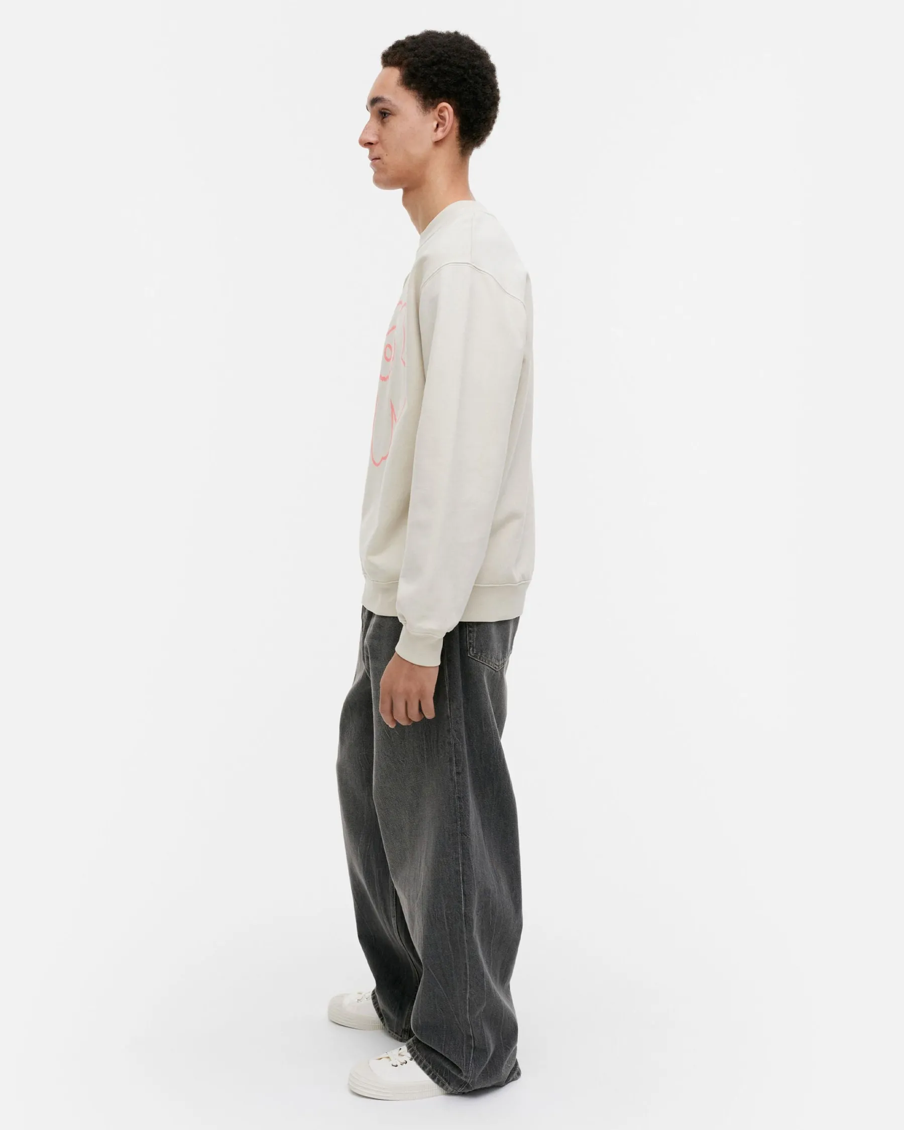 Unisex^Marimekko Kioski Loisto Piirto Unikko Placement Collegepaita