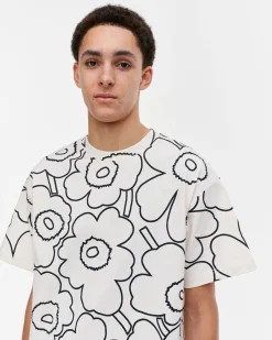 Paidat Ja Tunikat^Marimekko Kioski Nopeus Pieni Piirto Unikko T-Paita