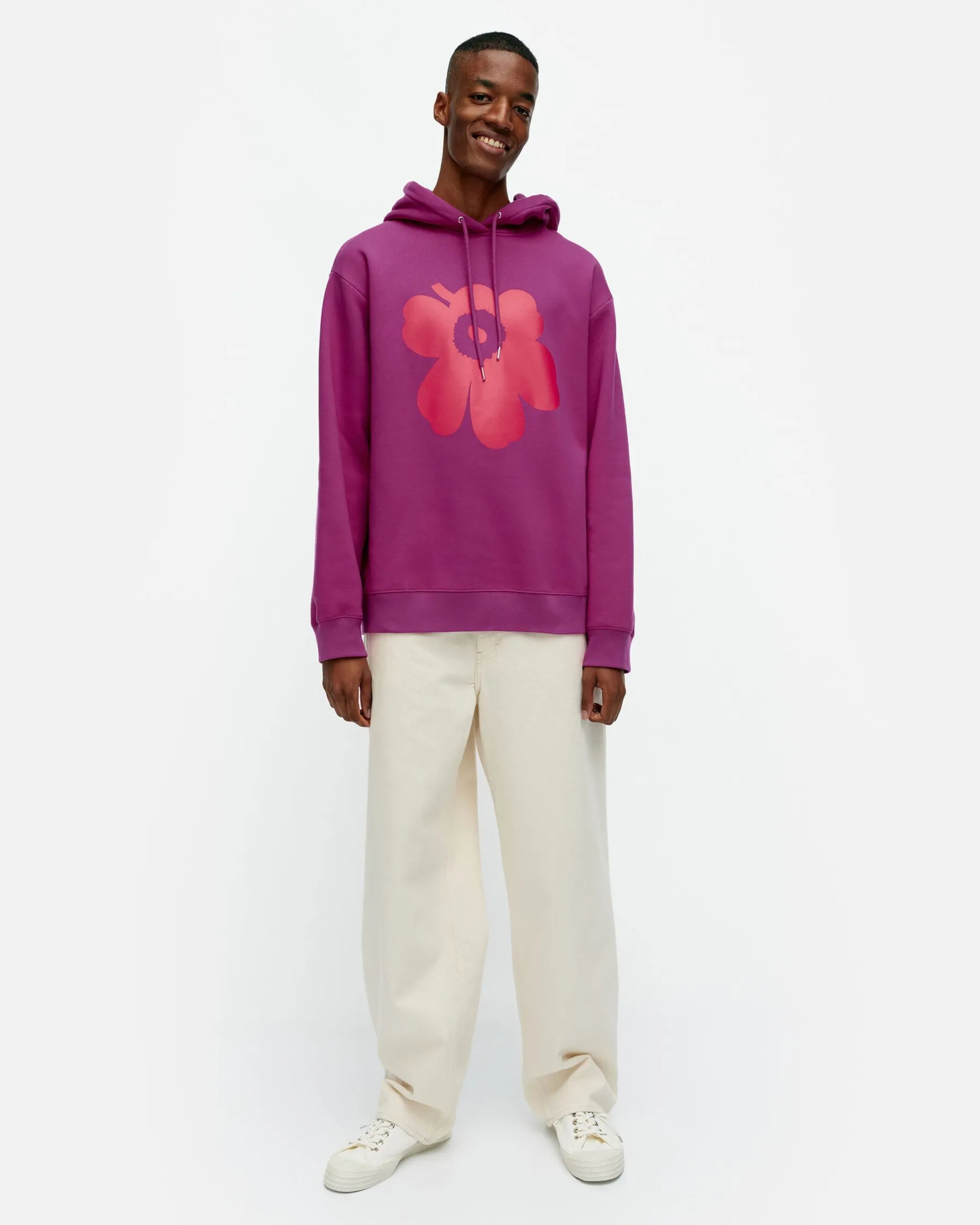 Unisex^Marimekko Kioski Runoja Unikko Placement Huppari