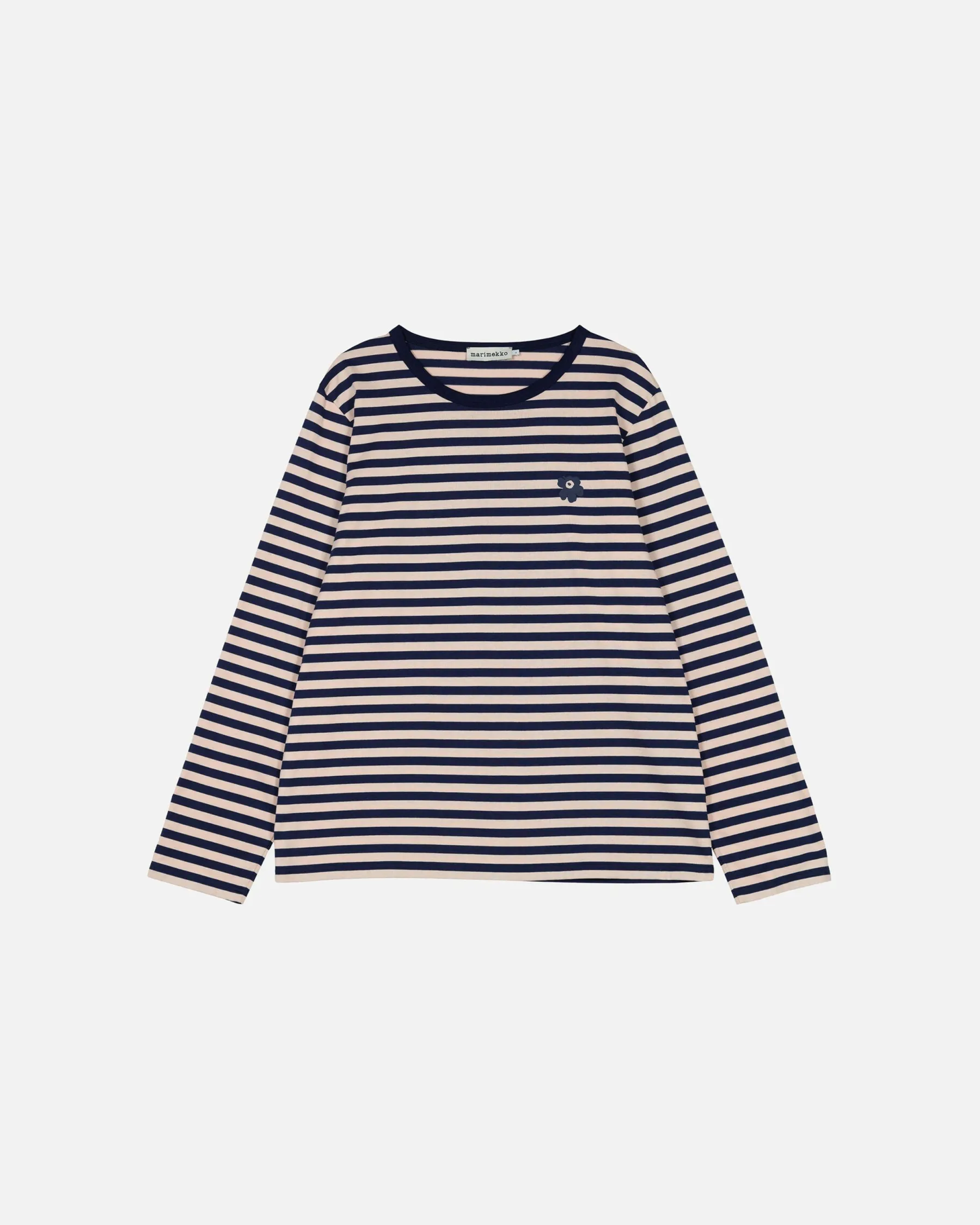 Unisex^Marimekko Kioski Tasaraita Men Longsleeve Trikoopaita