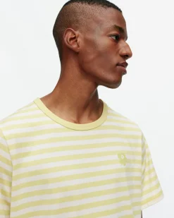 Unisex^Marimekko Kioski Tasaraita Men Shortsleeve T-Paita