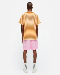 Paidat Ja Tunikat^Marimekko Kioski Tasaraita Men Shortsleeve T-Paita