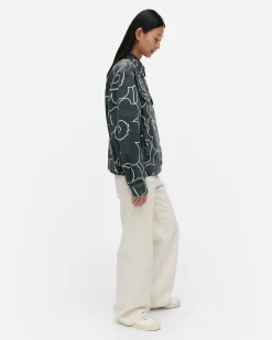 Takit Ja Jakut^Marimekko Kioski Ystu00E4Vyys Pieni Piirto Unikko 2 Farkkutakki