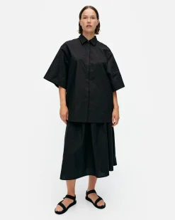 Paidat Ja Tunikat^Marimekko Meara Mini Unikko Puuvillapopliinitunika