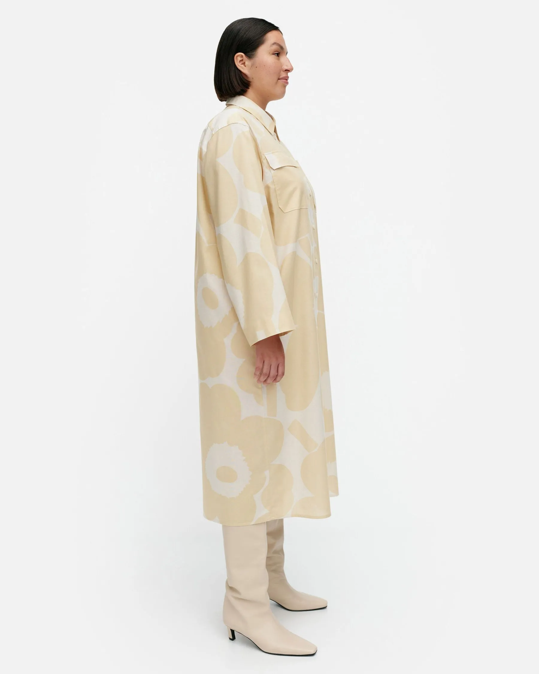 Mekot^Marimekko Monokromi Unikko Puuvillamekko