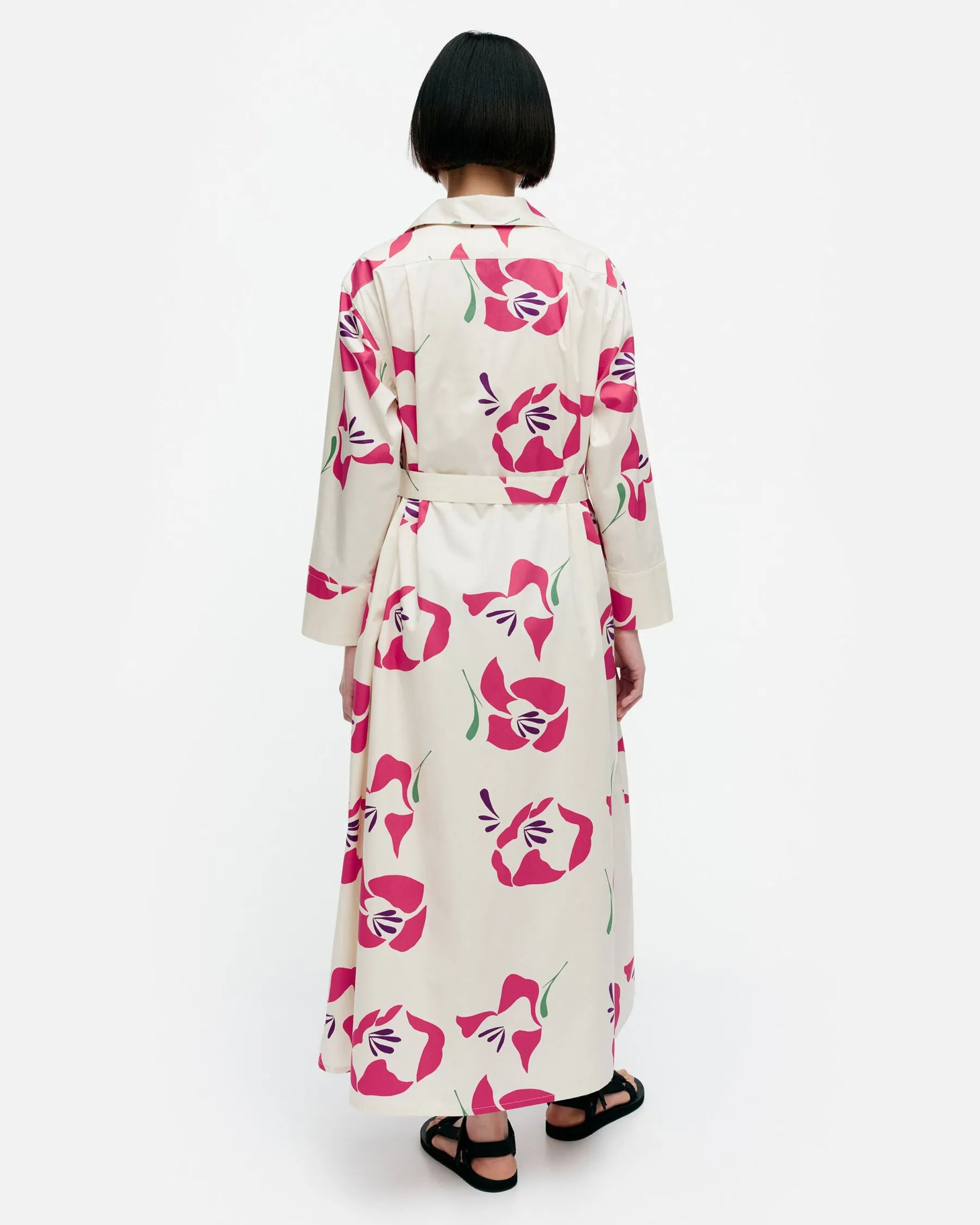 Mekot^Marimekko Perenna Helakka Puuvillapopliinimekko