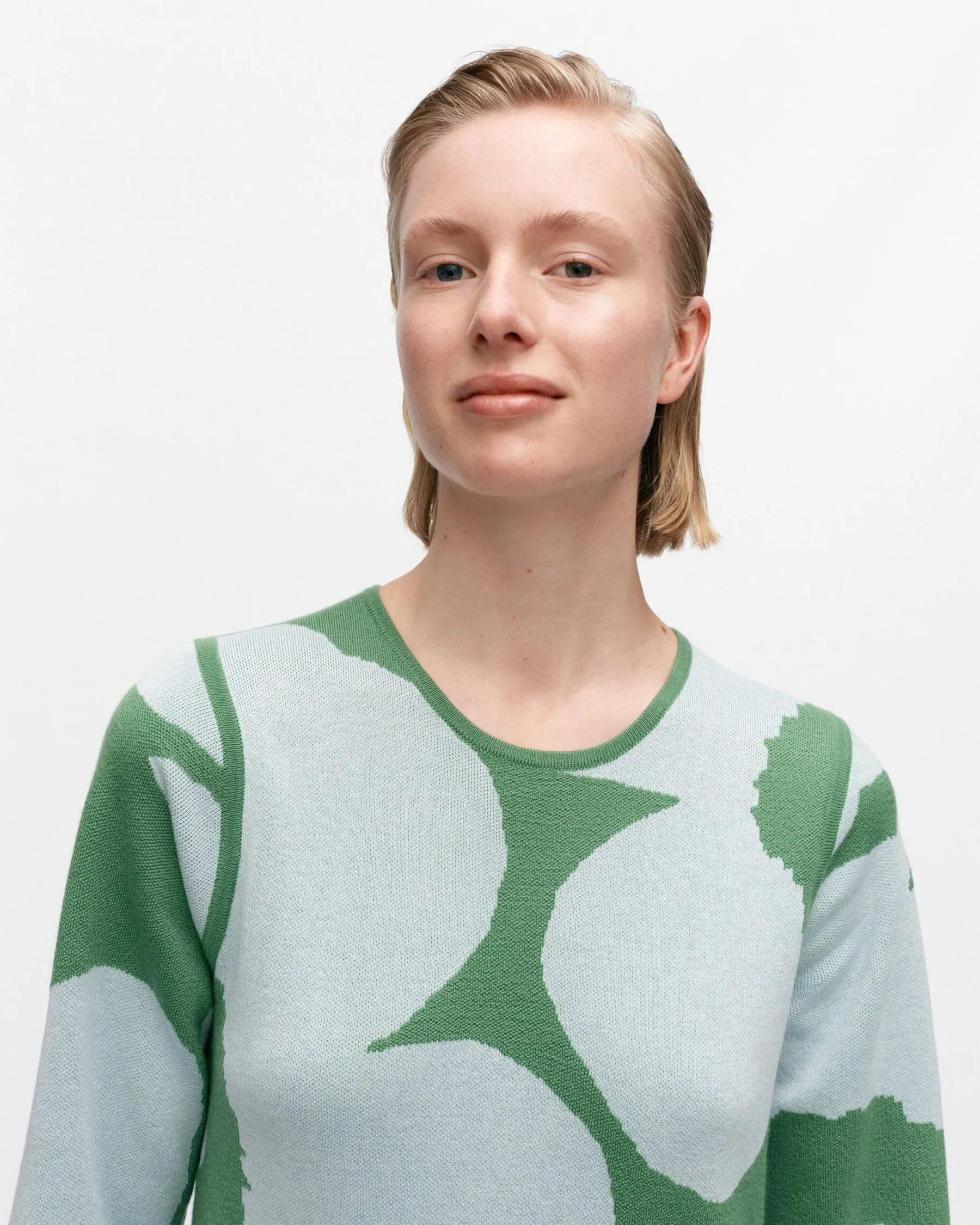 Neuleet^Marimekko Pointti Unikko Villaneulemekko