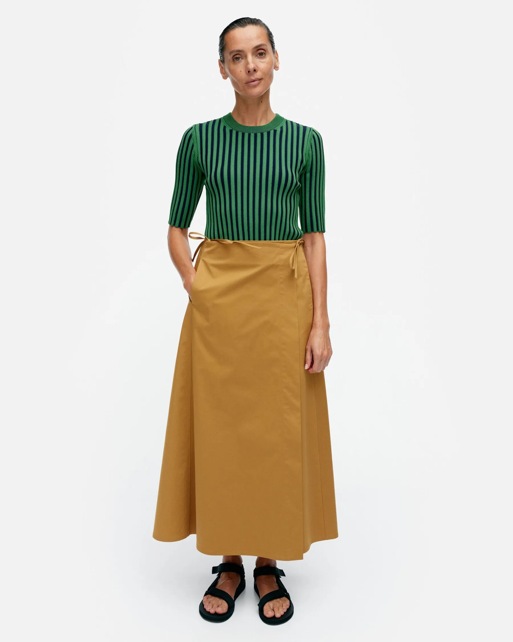 Hameet^Marimekko Raate Solid Puuvillakietaisuhame