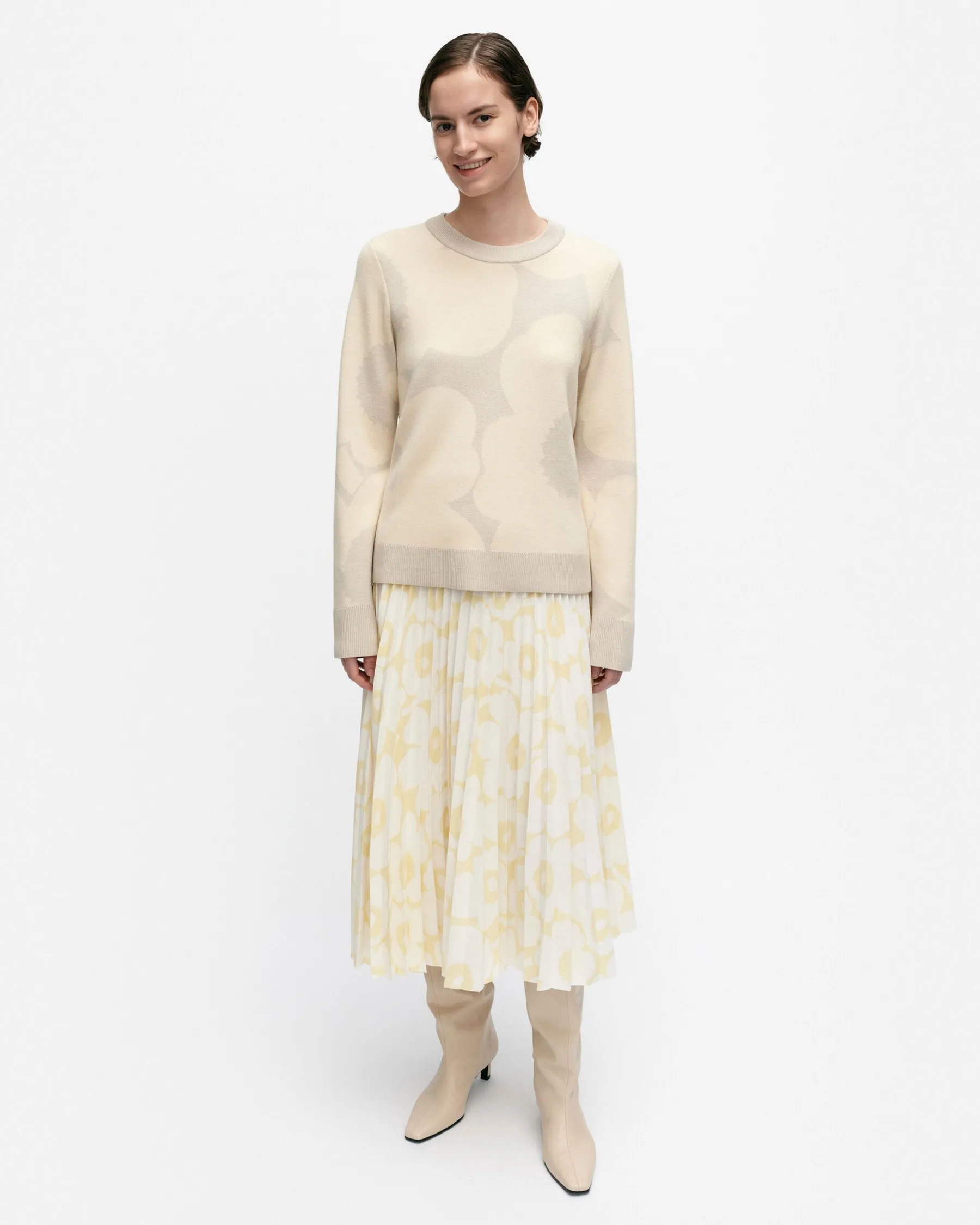 Neuleet^Marimekko Tahti Ii Unikko Villaneulepusero