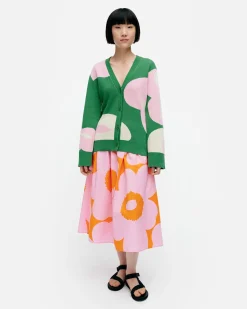 Neuleet^Marimekko Tyrske Poiminto Puuvillaneuletakki