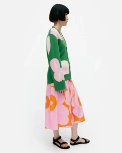 Neuleet^Marimekko Tyrske Poiminto Puuvillaneuletakki