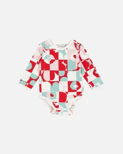 Lastenvaatteet^Marimekko Vinde Ruutu Unikko Body