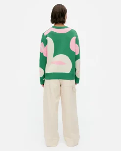 Neuleet^Marimekko Viuhko Poiminto Puuvillaneulepusero